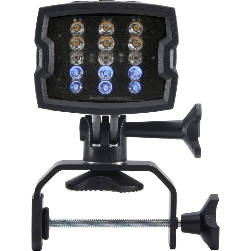 Attwood 14185XFS-7 Water-Resistant Multi-Function LED Sport Light, Marine Gray Finish,