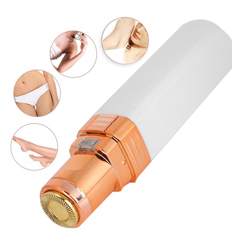 Compact Cute Lipstick Shape Mini Electric Hair Remover Face Body