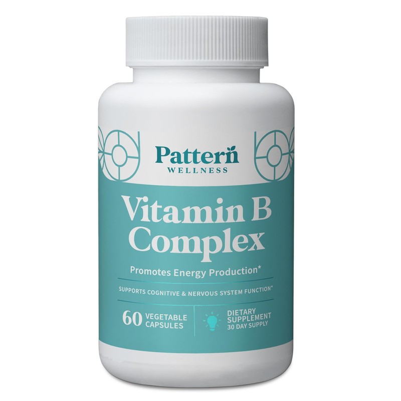 Pattern Wellness Vitamin B Complex – Complete B Vitamins with