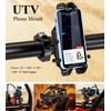 BRCOVAN UTV Phone Mount with Vibration Dampener & High-Speed Secure