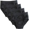 HERMKO 2840 Pack of 4 Boys' Briefs with Soft Waistband