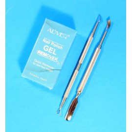 Aliver Nail Polish Gel Remover for Nails in 3-5 Minutes Quickly 2 Nail Tools Kit