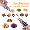 6Pcs Finger Chopsticks, Snack Chopsticks, Gamer Chopsticks, Finger Chopsticks for