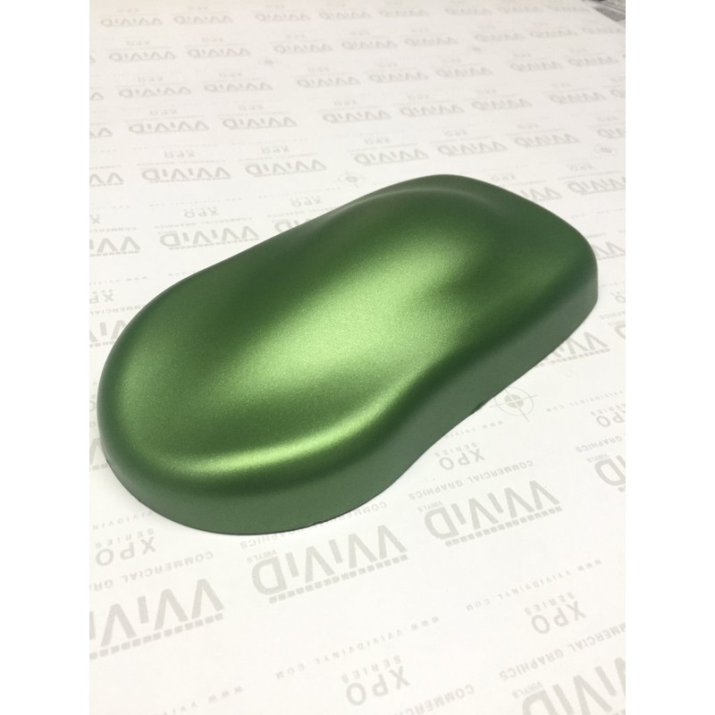 VViViD+ Matte Metallic Green (Ghost) Vinyl Wrap Roll (6ft x