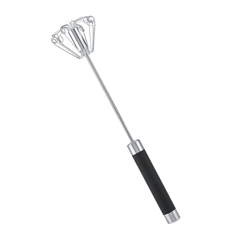Schneebesen Manuell, Drehbarer Manueller Schneebesen Ei Halbautomatischer Schneebesen Schneebesen Edelstahl