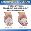 1InTheOffice Paper Shredders Lubricant Sheets 8.5" x 6" Shredder Sharpening
