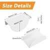 MOROBOR Finger Edge Handles, 4 Pieces Crescent Shape Cabinet Handles,