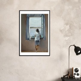Dali - Young Woman at a Window Artwork Poster - Ready-To-Hang ~ 8x12″ ~ 12x18″ ~ 18x24″ ~ 24x36″ sizes