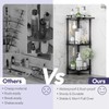 SWTYMIKI Corner Shower Caddy Standing - 3 Tier Rustproof Metal