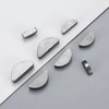 80 Pcs Feather Key Assortment, Half Moon Key Set, 3-4-5-6