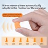 GOL-SIV 200 Pairs Foam Ear Plugs - 38dB(NRR 33dB) Noise