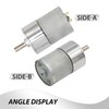 Aynaxcol JGB37-520 Micro DC 12V 600rpm Geared Motor with Bracket,