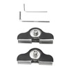 2PCS Work Light Bar Mounting Brackets Universal Stainless Steel LED