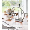 Yamazaki 1551 Ladle & Pot Lid Stand, L, White, W