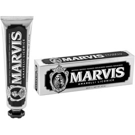 MARVIS® Amarelli Licorice Mint 85 ml I Toothpaste with Liquorice and Mint Aroma I Lasting Fresh Breath