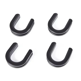 Harley Luggage Rack Side Plate mounting Bracket Grommet Fits for Harley Touring Sissy Bar Backrest 1987-2025 (Black#4)