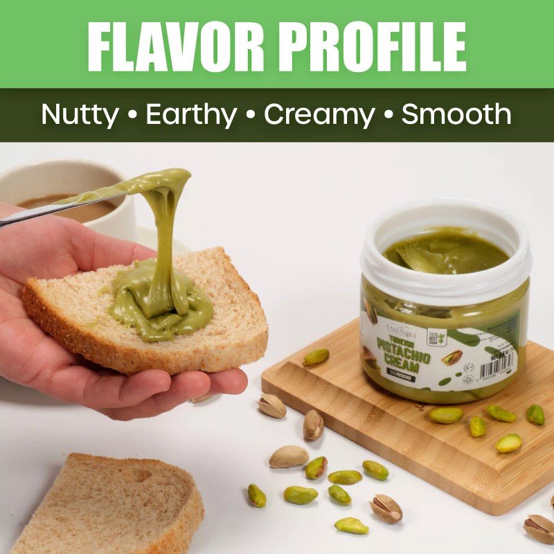 Eastanbul Pistachio Cream, 8.8oz, Pistachio Butter, Turkish Pistachio Cream