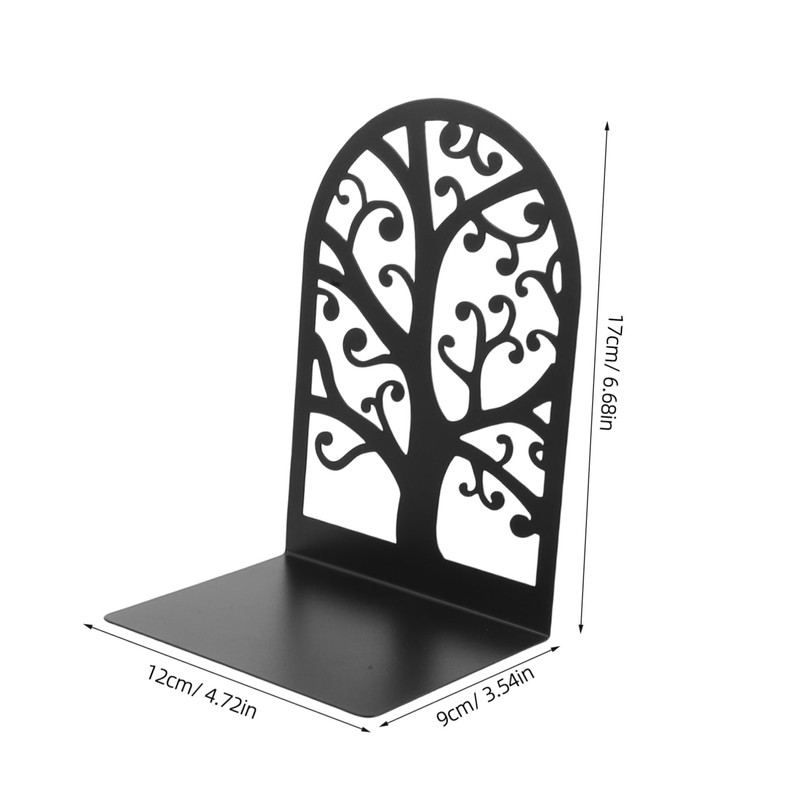 Gatuida 2pcs Tree Shadow Book Stoppers Decorative Desktop Organizer for