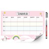 younikat Girl’s Unicorn Timetable, DIN A4, For Beginning School