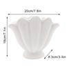 Shell Ceramic Vase Dried Flowers Handmade Vases for Home Decoration
