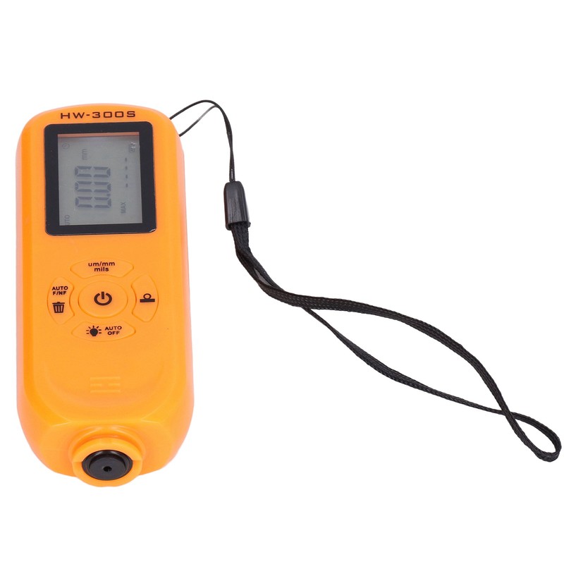 HW‑300S Coating Thickness Gauge Digital Backlight LCD Film Thickness Meter
