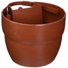 Emsco Group 2461-1 Bloomers Post Planter, Terra Cotta
