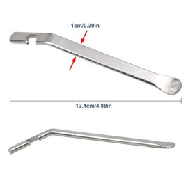 3pcs Stainless Steel Bicycle Tire Levers Metal Tyre Spoon Iron Changing Tool Bike Tire Levers to Repair Bike Tube Bike Tire Repair Tools Bike Tube Repair Tool Kits for Tires Repairing Changing Replace