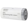 BLACK+DECKER BXBB00050E 50L Drawstring Bin Liners, 20 Pack,60949