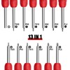 13-in-1 Ratcheting Screwdriver | Multi-Bit Storage | Retractable Cartridge |