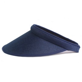 Licus Men Women Athletic Straw Summer Outdoor Piping Clip On Sun Visors Blue