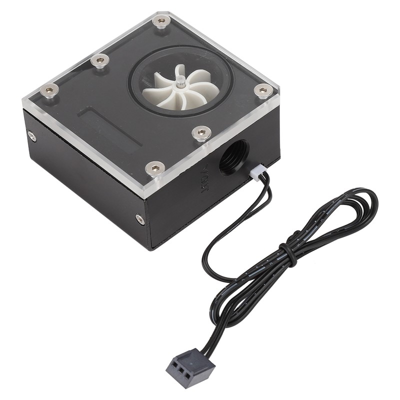 WDXS T4 Computer PC Water Cooler Dual Temperature Monitoring LCD