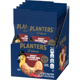 PLANTERS Sweet Cayenne BBQ Cashews (Pack of 10)