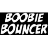 Trade Winds Boobie Bouncer Black & White Vinyl Decal Bumper