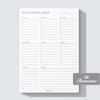 Fantastino A5 Weekly Planner Pad 100 Sheets (22+ Months) -