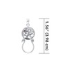 Jewelry Trends Sterling Silver Tree of Life Charm Holder Keepsake