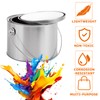 AKOLAFE 4 Pack 2 Quart Paint Cans with Lids &