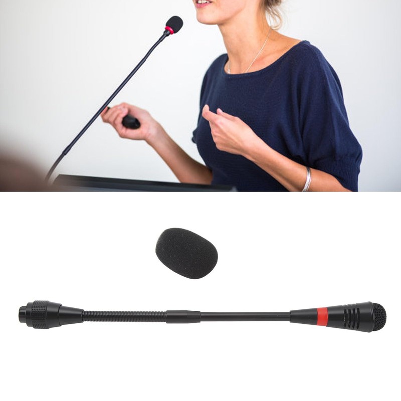 Plyisty 25cm Clear Sound Gooseneck Microphone for Conference Rooms