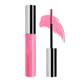 DAGEDA Pink Colored Mascara, Smudge-proof and Long Lasting, Charming and Voluminous for Eyelashes, Buildable Lash Extensions With Bristleless Brush