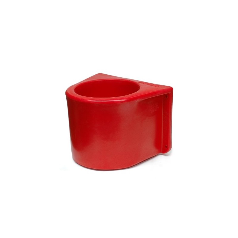 Brower MBH5RLB Insulated Red Horse Bucket Holder with Cover, without