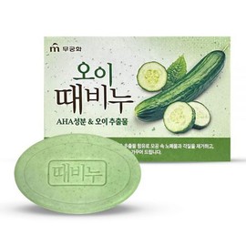 Rose of Sharon Cucumber Exfoliating Soap 90g / 무궁화 오이 때 비누 90g
