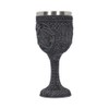 Nemesis Now Black Dragon Goblet, Resin with Stainless Steel Insert,