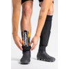 uhlsport Pro Lite Plus Unisex Youth Football Shin Guards, Black/Naranja