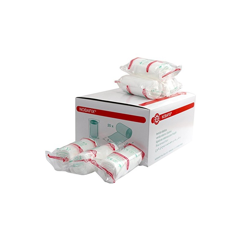 Nobafix elastic Fixieren bandage 20 Piece individually in foil of