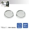 Sumex 1035520 Car Convex Round Blind Spot Mirrors - Chrome
