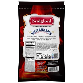 Bridgford Sweet Baby Ray's Beef Jerky Sweet Teriyaki 10 oz Pack of 2 - High Protein Beef Jerky for Low Carb and High Protein Diets - Ready-to-Eat Snacks for on the Go Snacking and Busy Lifestyles