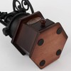 Coffee Grinder,Wooden Coffee Bean Grinder Manual Coffee Grinder Roller, Antique