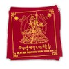 Large Handmade Guru Rinpoche Prayer Flags Solid Red Color