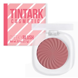 TINTARK Cheeky Blush Make up Palette, Talc Free Rouge Puder, Matte Rouge Makeup, natürlich gesund, Vegan Rouge Puder Blushes Cruelty Free (06 SPARKLING ROSE)