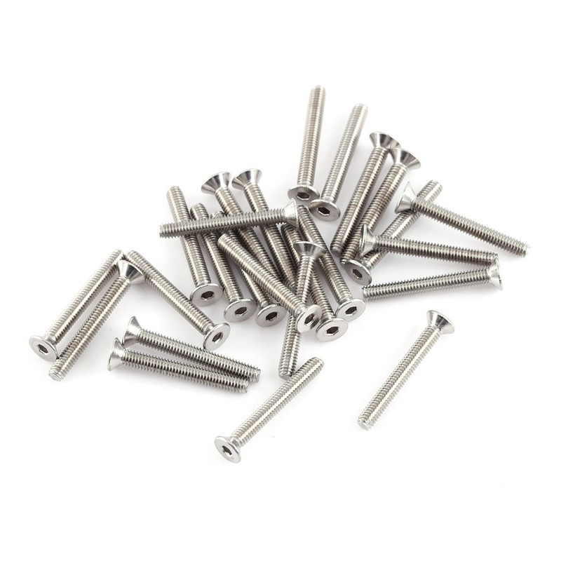 Akozon Hex Socket Screws, 300pcs Hex Socket Screws Assortment Kit