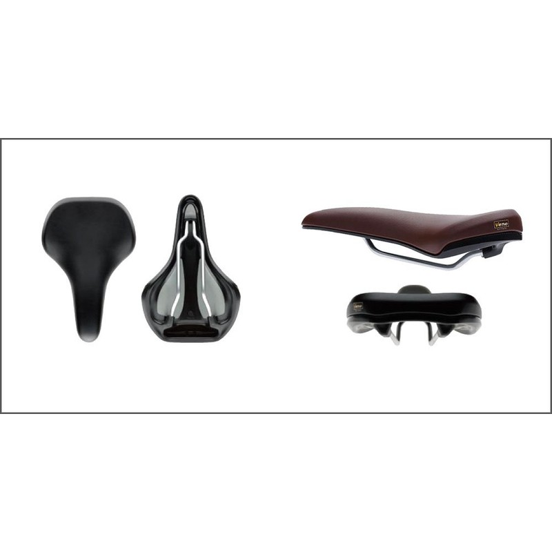 VENO Shell Saddle, Brown, Brown